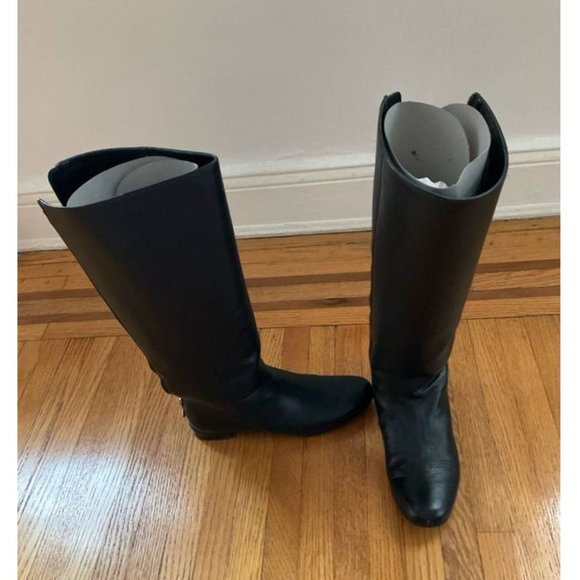 kate spade orna black leather boots size 6 nwt - Picture 3 of 7